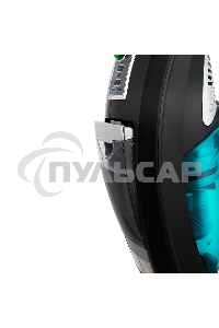 Пылесос вертикальный паровой Kitfort КТ-535-1 черный, питание от сети, 1600 Вт, уборка влажная/паром/сухая, пылесборник 1 л