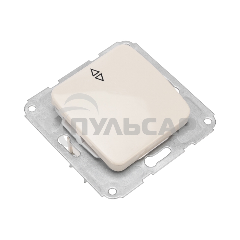 Переключатель DEA 1кл прох. с/у 10А мех. Беж KRANZ