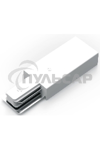 Адаптер питания для подключения трековых шинопроводов к сети Gauss белый