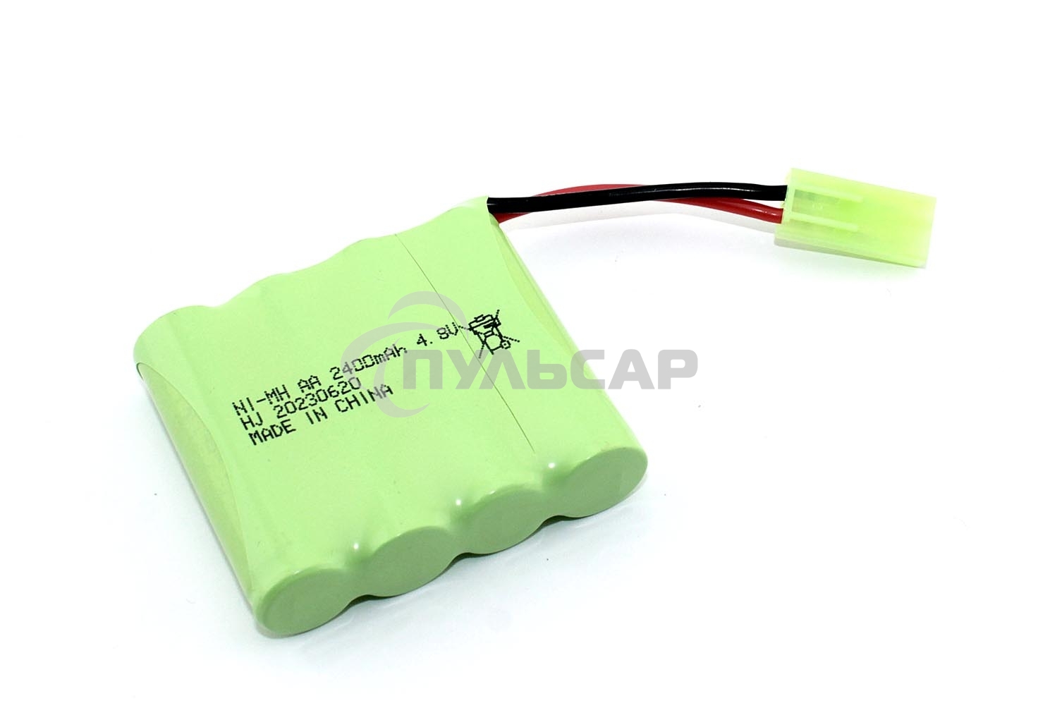 Аккумулятор Ni-Mh 4.8V 2400 mAh AA Flatpack разъем Tamiya