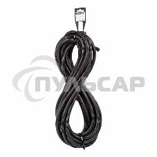 Трубa автомобильная гофрированная ПП, Ø9,8 мм, разрезная, бухта 10 м/уп.