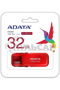Флешка USB ADATA UV240 (AUV240-32G-RRD), 32 Gb, USB 2.0, R/W 15/5, красный