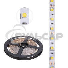 Лента светодиодная 3 м 12 В 5050 4000 К IP65 60 LED/м для БП с клеммами LAMPER