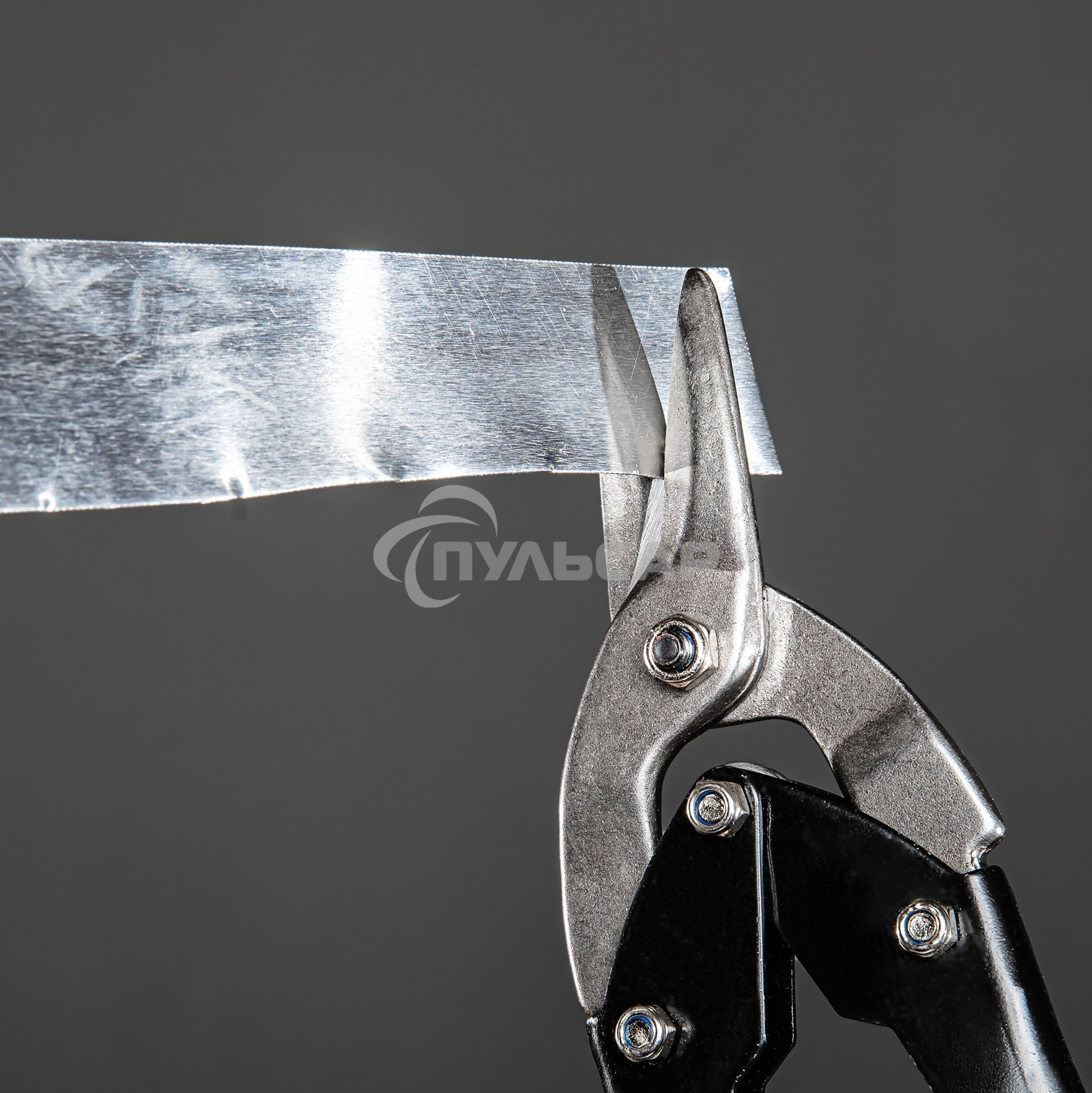 Ножницы по металлу Matrix, 250 мм, правые, обрезиненные рукоятки