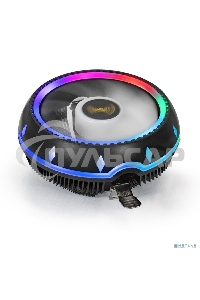 Кулер для процессора ExeGate Dark Magic EE126M-PWM.RGb черный, 120 мм, алюминий, 2000 об/мин, 24 дБ, 4 pin, 100 Вт, 65 мм