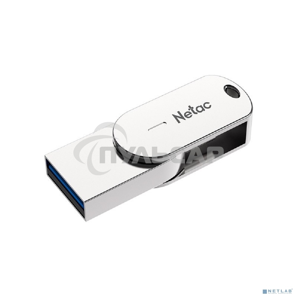 Флешка USB Netac U785 32 Gb <NT03U785C-032G-30PN>, USB 3.0+TypeC, металлическая