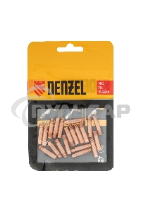 Токосъемный наконечник под проволоку 1,2 мм, М5х24, E-CU, 20 шт для MIG горелки тип 15 Denzel