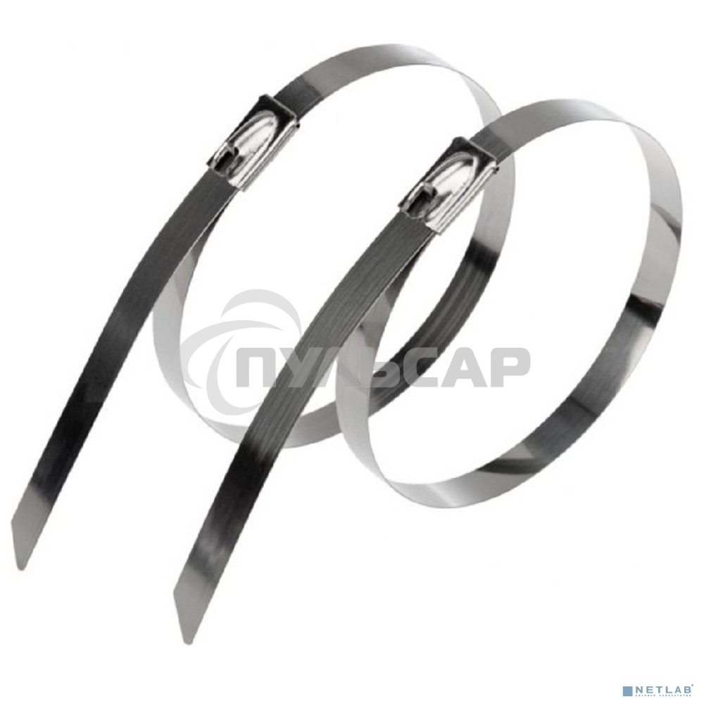 Хомут-стяжка стальная Rexant 152x4,6 мм, упаковка 10 шт.