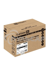 Источник бесперебойного питания ExeGate Power Smart ULB-500.LCD.AVR.2SH 500VA/300W, LCD, AVR, 2*Schuko, металлический корпус, черный