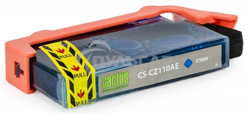 Картридж струйный Cactus CS-CZ110AE №655 голубой (14,6 мл) для HP DJ IA 3525/5525/4515/4525