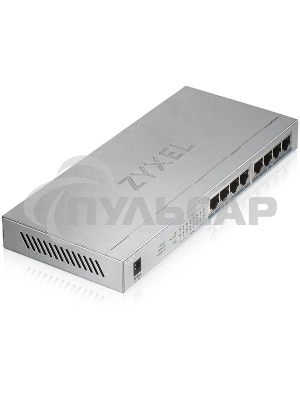 Коммутатор Zyxel GS1008HP Switch PoE +, 8xGE PoE +, tabletop, metal, silent, budget PoE 60 W