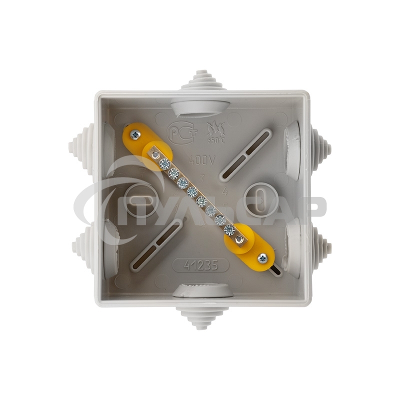 Коробка уравнивания потенциалов ОУ 85×85×40 мм, IP44 Rexant