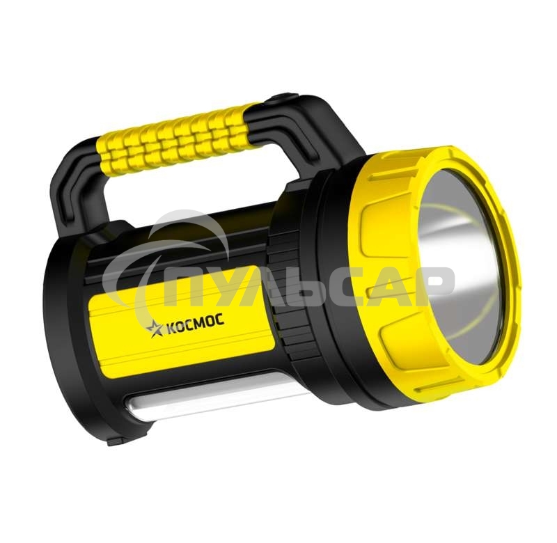 Фонарь светодиодный аккум. Космос 5W LED 3 режима бок. панель 10Вт зарядное устройство 220/12В