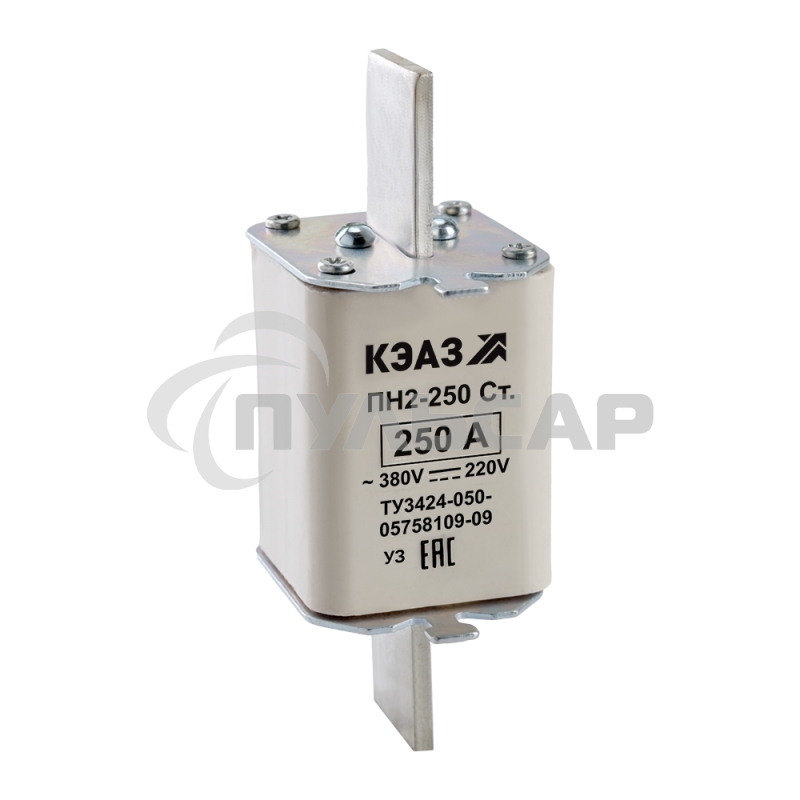 Вставка плавкая ПН2 250 С 200А У3 КЭАЗ 120119
