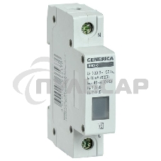 Ограничитель перенапряжения ОПС1-C 1Р 10/40кА 230В GENERICA IEK MOP20-1-C-G