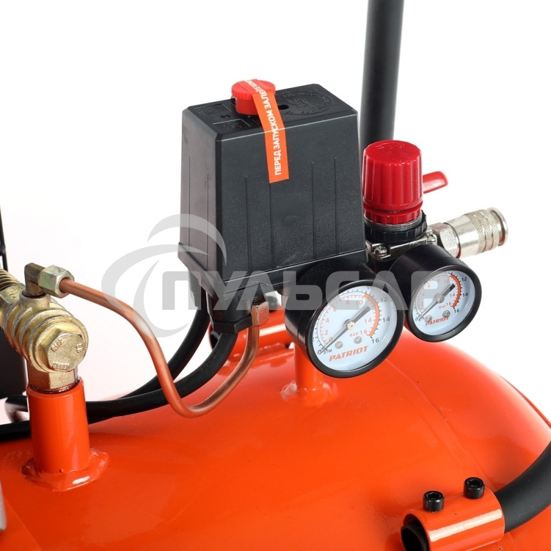 Компрессор поршневой Patriot PTR 100-440I масляный 440л/мин 100л 2200Вт оранжевый