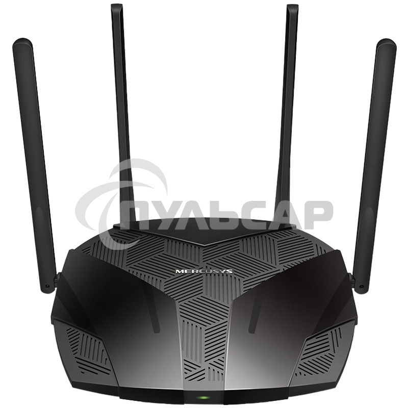 Роутер Mercusys MR70X AX1800 Dual-Band WiFi 6 Router, 574 Mbps at 2.4 GHz + 1201 Mbps at 5 GHz,4× Fixed External Antennas, 3× Gigabit LAN Ports, 1× Gigabit WAN Port, 1024-QAM, OFDMA, Router/Access Point Mode, MU-MIMO, WPA3, TWT, BSS Color