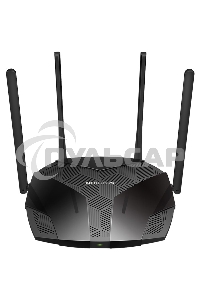 Роутер Mercusys MR70X AX1800 Dual-Band WiFi 6 Router, 574 Mbps at 2.4 GHz + 1201 Mbps at 5 GHz,4× Fixed External Antennas, 3× Gigabit LAN Ports, 1× Gigabit WAN Port, 1024-QAM, OFDMA, Router/Access Point Mode, MU-MIMO, WPA3, TWT, BSS Color