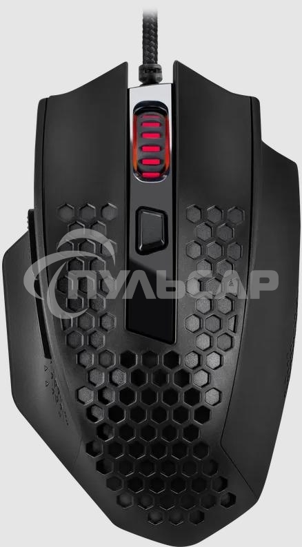 Мышь проводная Defender Redragon Bomber черный, 12400 dpi, USB, кнопки - 7