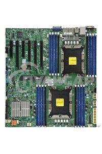 Материнская плата Supermicro MBD-X11DPI-N-B, LGA 3647, Intel C621, 16xDDR4, 14xSATA, 1xM.2, 6xPCI-E 3.0 (x16, x8), 2x 1Gb LAN, 1xVGA, 4xUSB-A 2.0, 3xUSB-A 3.2 Gen 1, 2xCOM, E-ATX, Bulk