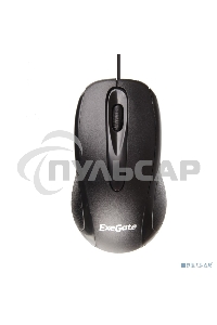 Мышь проводная ExeGate Professional Standard SH-9026 черный, 1000 dpi, USB, кнопки - 3