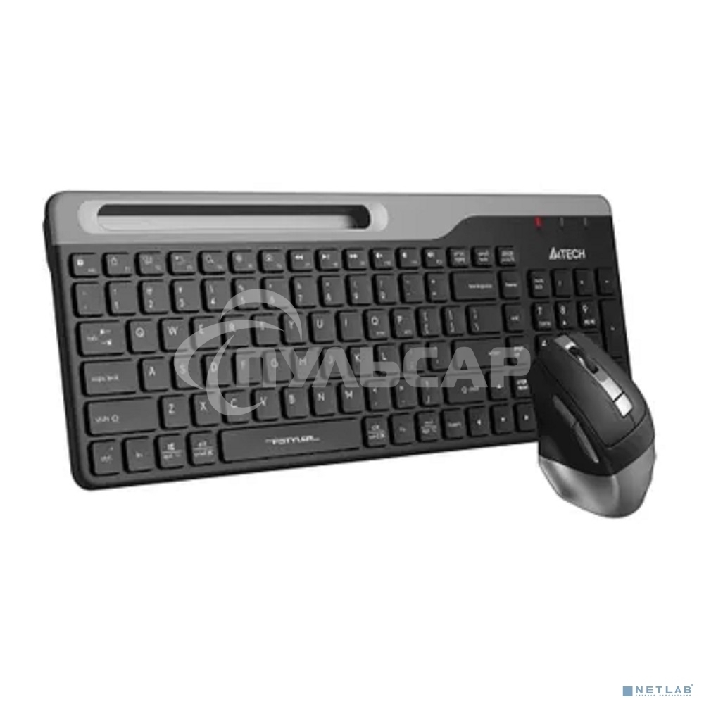 Комплект клавиатура + мышь A4Tech Fstyler FB2535C клав:черный/серый мышь:черный/серый USB беспроводная Bluetooth/Радио slim