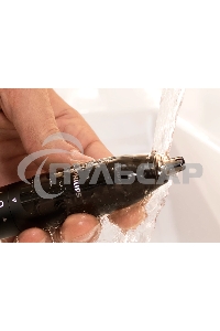 Триммер для носа Philips NT1620/15 роторный режущий элемент, водонепроницаемый корпус - пластик, цвет - черный, в комплекте батарейка АА