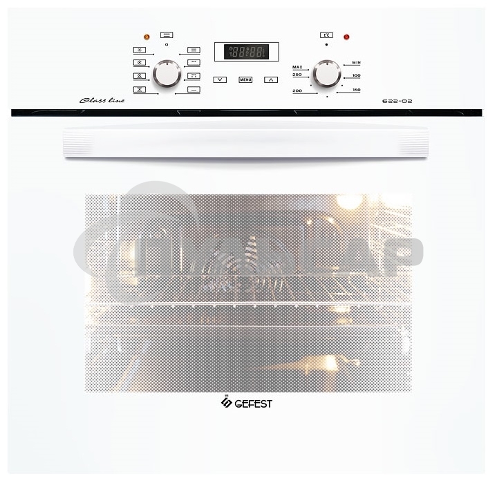 Духовой шкаф электрический Gefest ДА 622-02 Б, встраиваемый (белый)