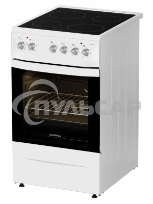 Плита электрическая Darina 1D5 EC 241 614 W белый/черный, конфорок 4 шт, духовка 50 л, 50 см x 85 см x 60 см