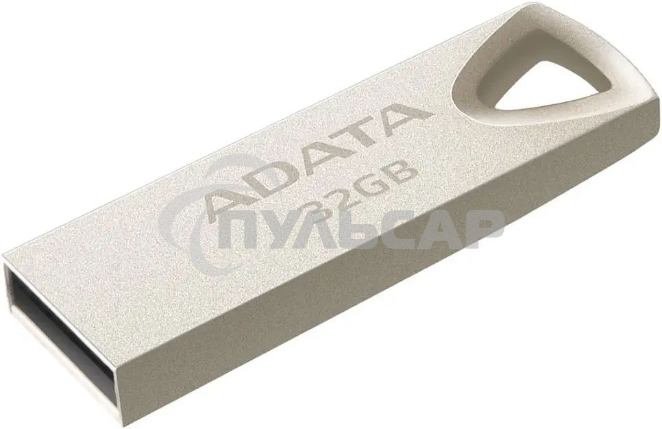 Флешка USB ADATA UV210 (AUV210-32G-RGD), 32 Gb, USB 2.0, R/W 15/5, золотистый