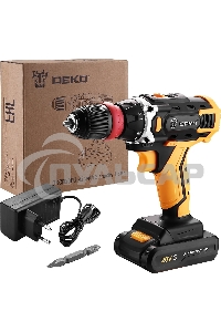 Дрель-шуруповерт Deko DKCD20FU-Li 063-4176, Аккумуляторная, 20В, 1 АКБ