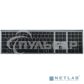 Клавиатура беспроводная Oklick 890S серый USB slim