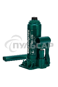 Домкрат гидравлический Сибртех бутылочный, 4т, 180-320мм