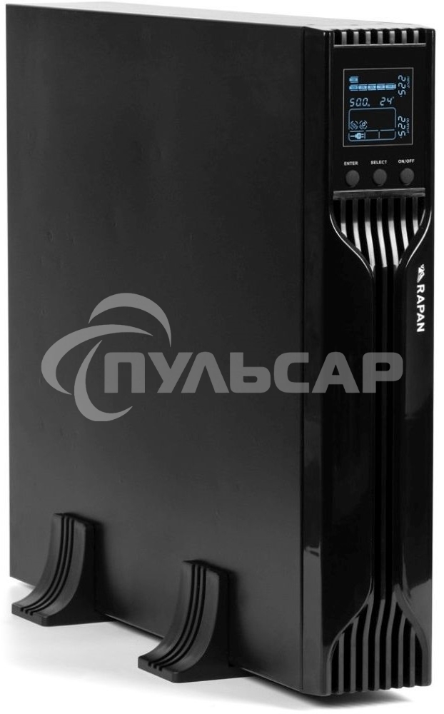 Источник бесперебойного питания ИБП Бастион RAPAN-UPS 3000 RACK+4x9Ah (2100 Вт, Line-interactive, встроенные АКБ 6 шт.x 9Ah) 8960