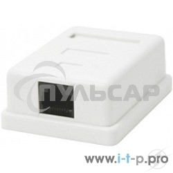 Розетка GEMBIRD NA212 RJ-45 кат.5e внешняя 1 порт, 110&Krone