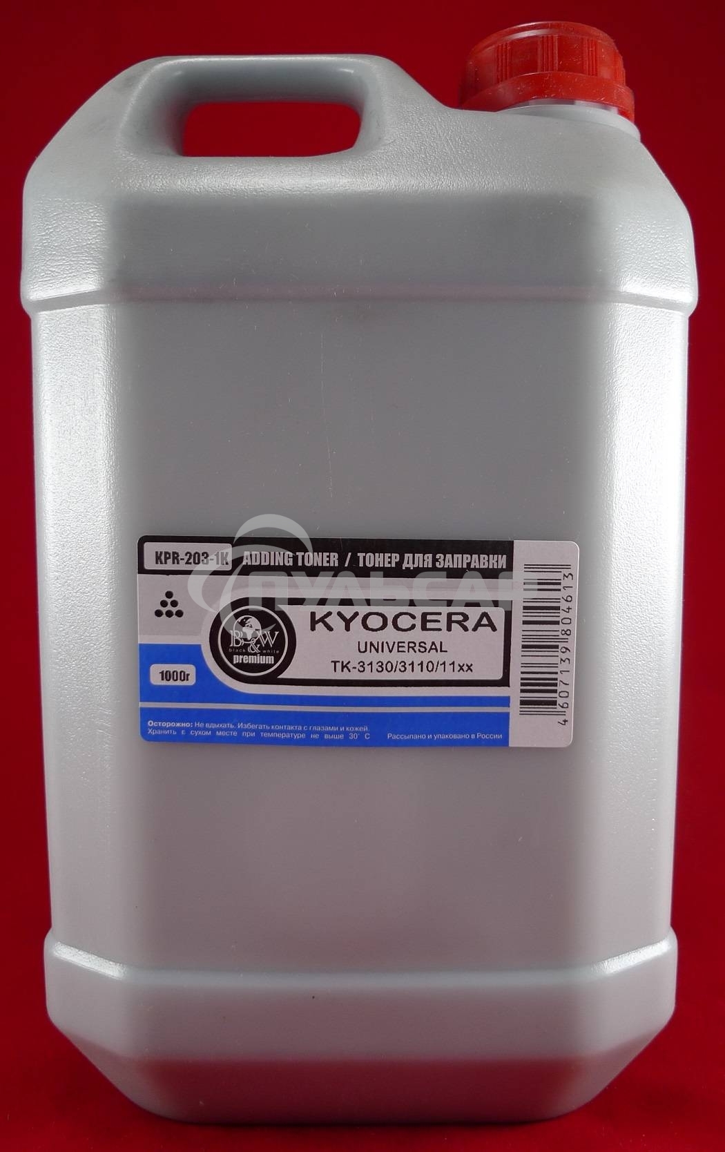 Тонер для Kyocera Universal (TK-3110/3160/3170/1110/1120/1130/1140/1150/1160/1170/1200/70/710/725/7105/7205) (кан. 1кг) B&W Premium (Tomoegawa) фас. Россия