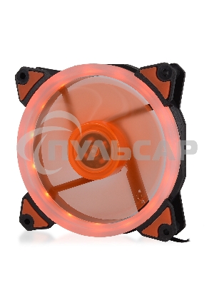 Вентилятор для корпуса Crown CMCF-12025S-1233 черный/оранжевый, 120 мм, 1650 об/мин, 23 дБ, 3 pin