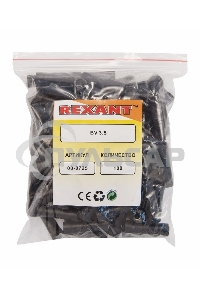 Соединительная гильза изолированная L-26 мм 2.5-4 мм² (ГСИ 4.0/ГСИ 2,5-4,0) черная Rexant