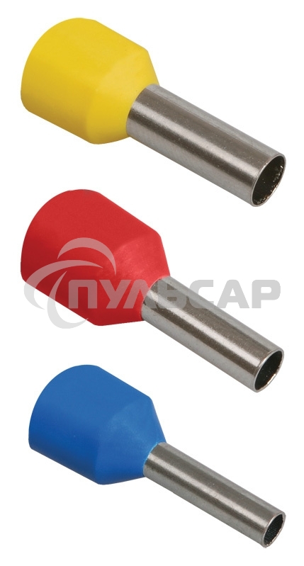 Наконечник-гильза изол. Е6012 (уп.100шт) ИЭК UGN10-006-06-12