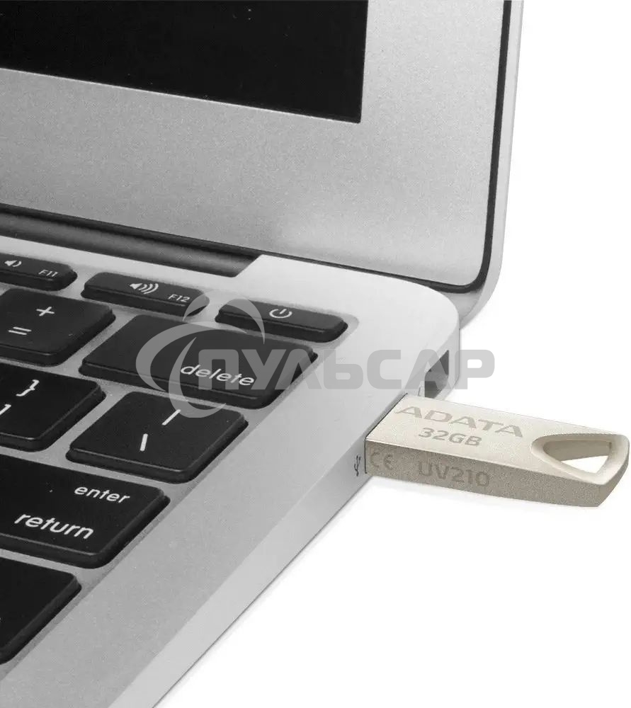 Флешка USB ADATA UV210 (AUV210-32G-RGD), 32 Gb, USB 2.0, R/W 15/5, золотистый