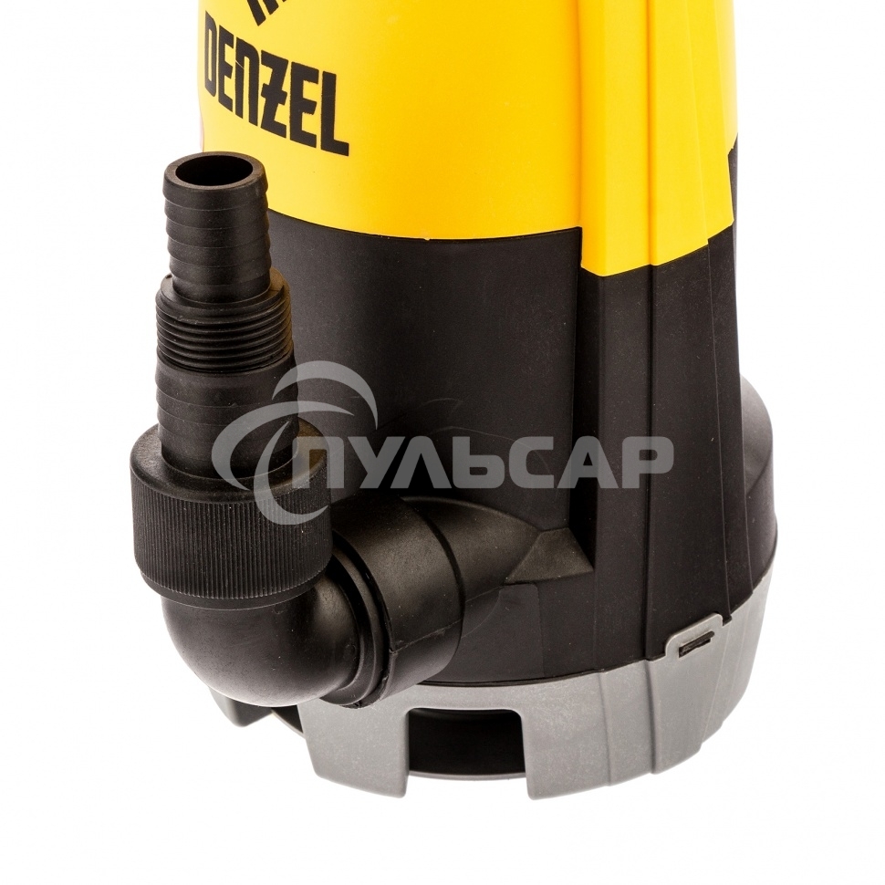 Дренажный насос для чистой и грязной воды DP-900S, 900 Вт, напор 9 м, 18000 л/ч Denzel