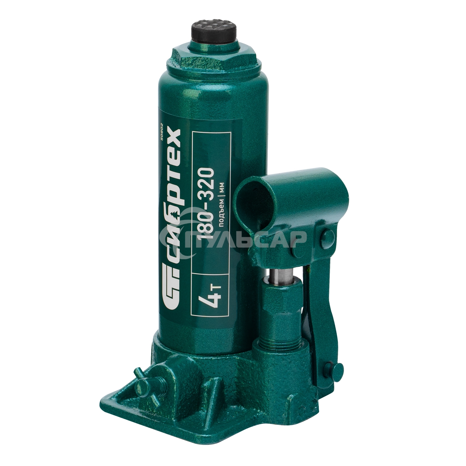 Домкрат гидравлический Сибртех бутылочный, 4т, 180-320мм