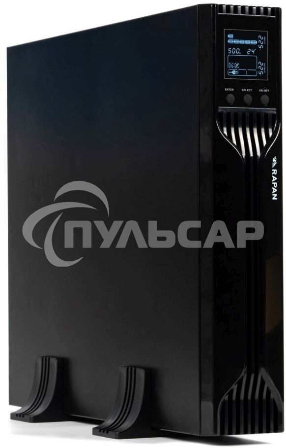 Источник бесперебойного питания ИБП Бастион RAPAN-UPS 3000 RACK+4x9Ah (2100 Вт, Line-interactive, встроенные АКБ 6 шт.x 9Ah) 8960