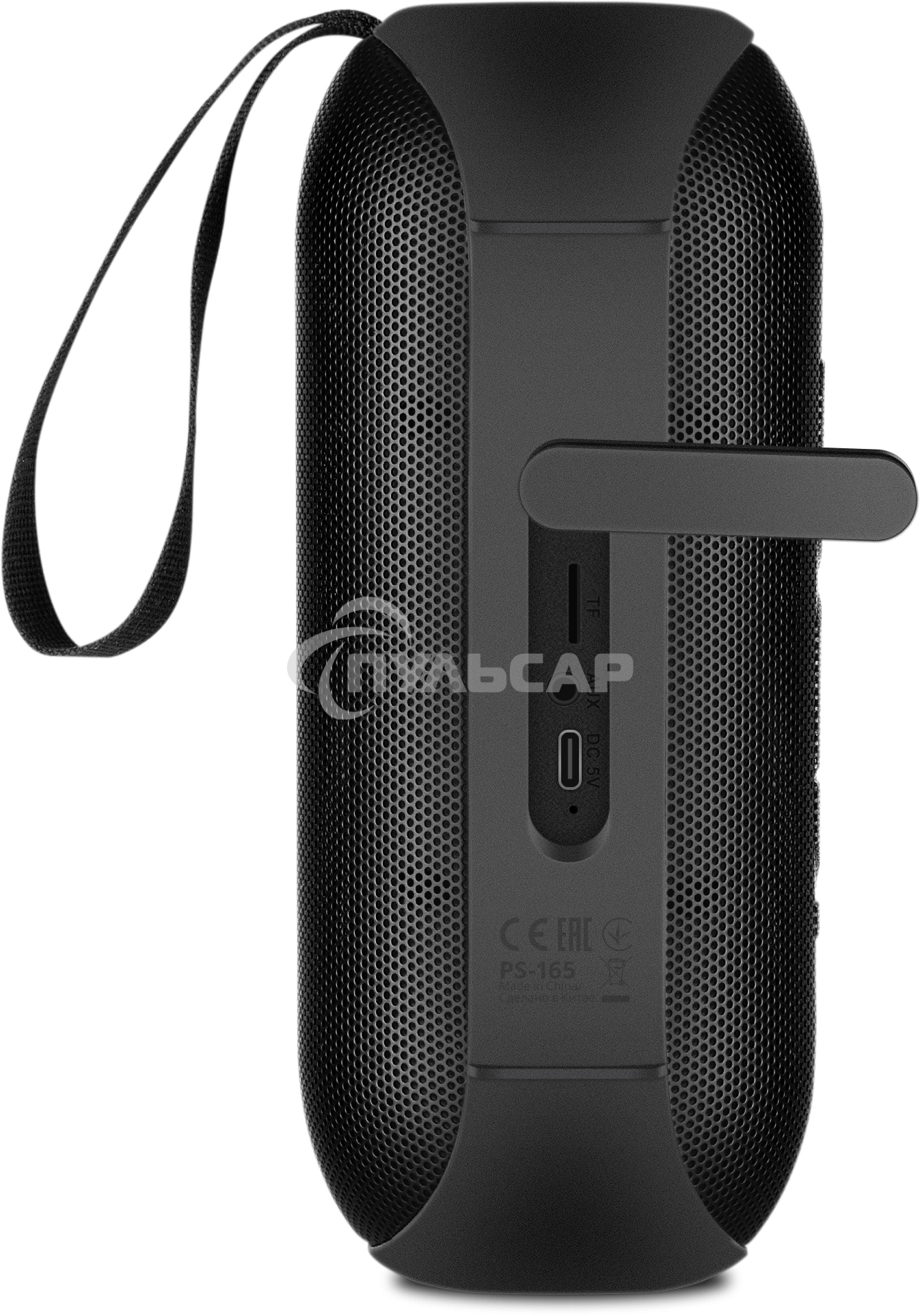 Портативная акустика Sven PS-165, черный (16 Вт, Waterproof (IPx6), TWS, Bluetooth, microSD, 3000мА*ч)