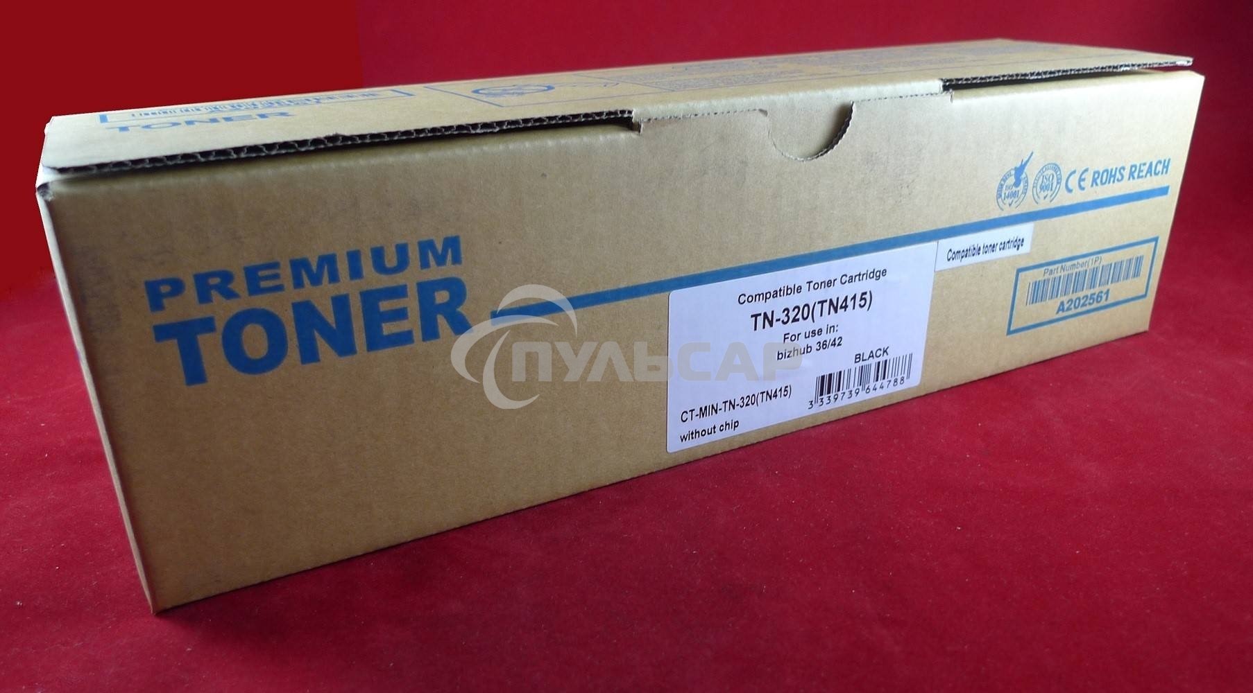 Тонер Konica-Minolta bizhub 36/42 TN-320/TN-415 (туба, 490гр.) JPN