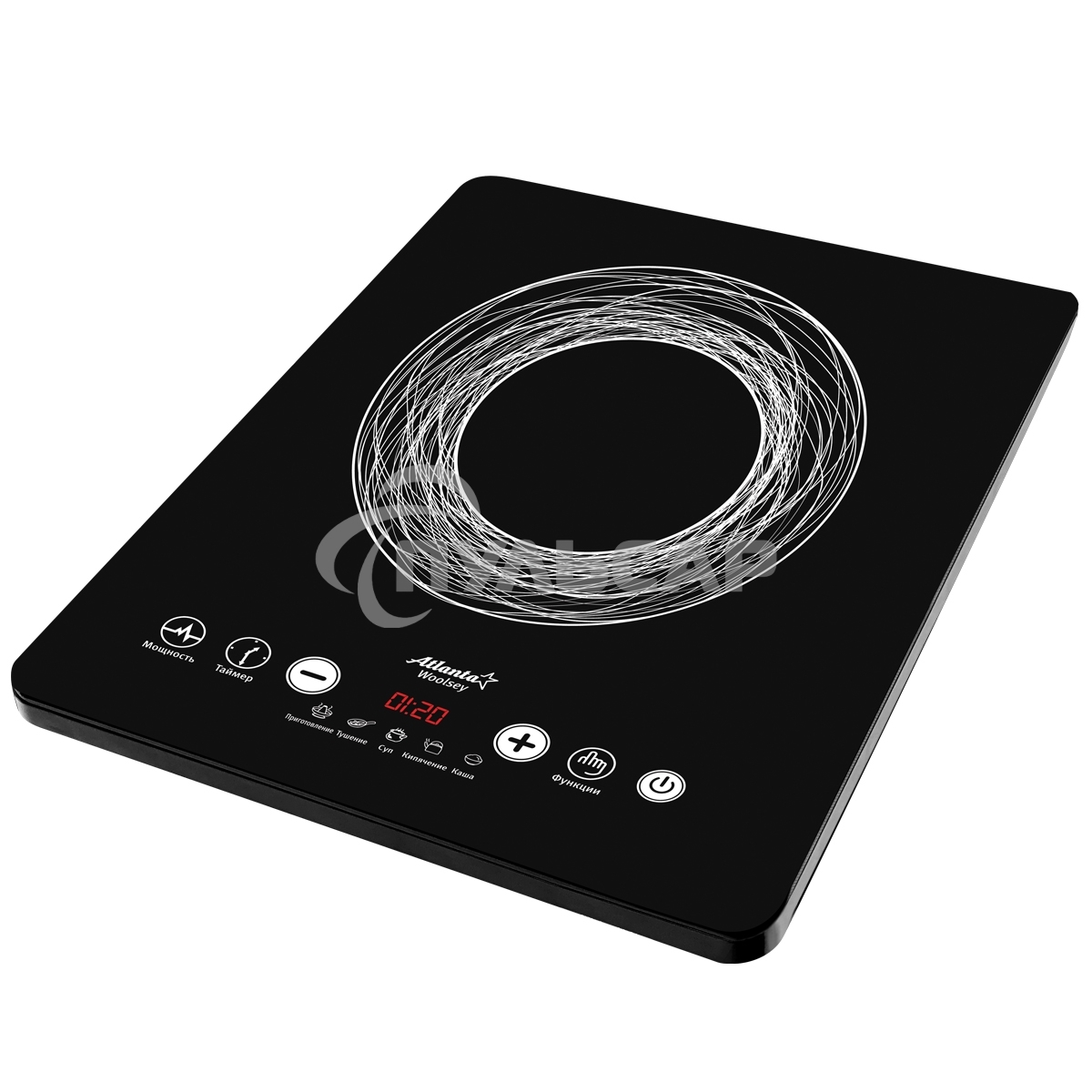 Плитка индукционная Atlanta ATH-1759 черный