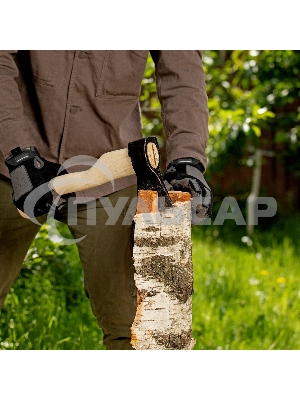 Топор кованый, в сборе, 680/900 г, деревянное топорище, 400 мм, Б, (Ижевск) Россия