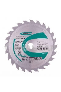 Пильный диск по дереву ф185 х 20 мм, 24 зуба + кольцо 20/16мм Gross