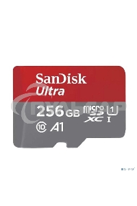 Флеш карта microSD 256Gb SanDisk microSDXC Class 10 Ultra UHS-I U1 A1 120Mb/s