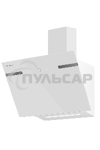 Вытяжка каминная Maunfeld Amber 60 Glass белый, 60 см, 1050 куб. м/ч, 55 дБ